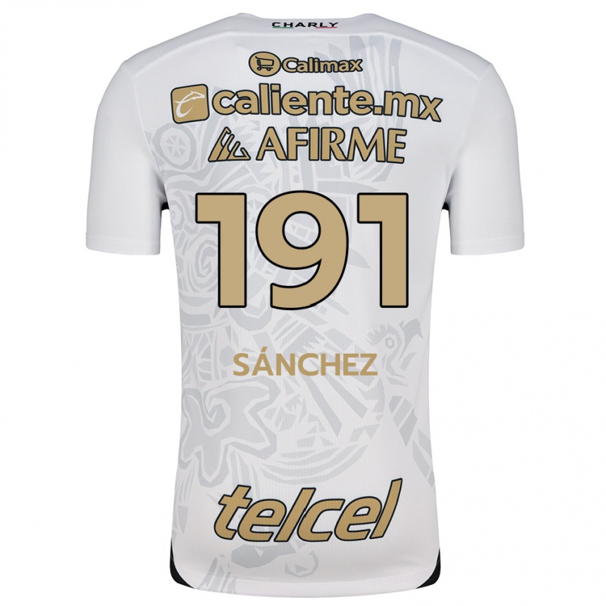 Enfant Football Maillot Diego Sánchez #191 Blanc Noir Tenues Extérieur 2024/25 Canada