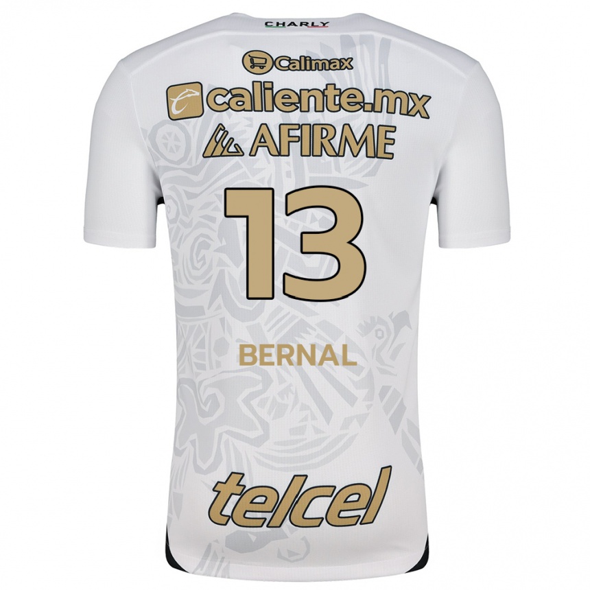 Enfant Football Maillot Mayra Pelayo-Bernal #13 Blanc Noir Tenues Extérieur 2024/25 Canada