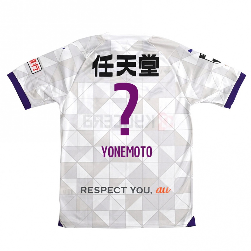 Enfant Football Maillot Takuji Yonemoto #0 Blanc Violet Tenues Extérieur 2024/25 Canada