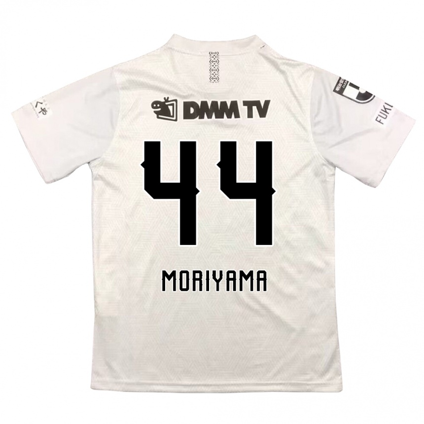 Kids Football Kimiya Moriyama #44 Gray Black Away Jersey 2024/25 T-Shirt Canada