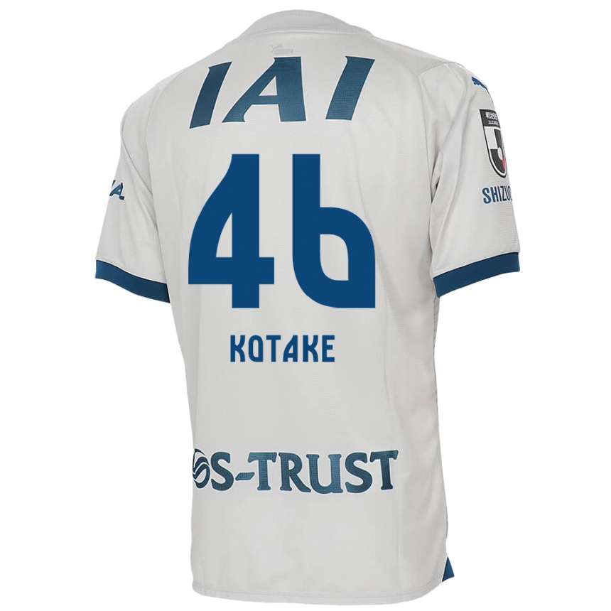 Enfant Football Maillot Sean Kotake #46 Blanc Bleu Tenues Extérieur 2024/25 Canada