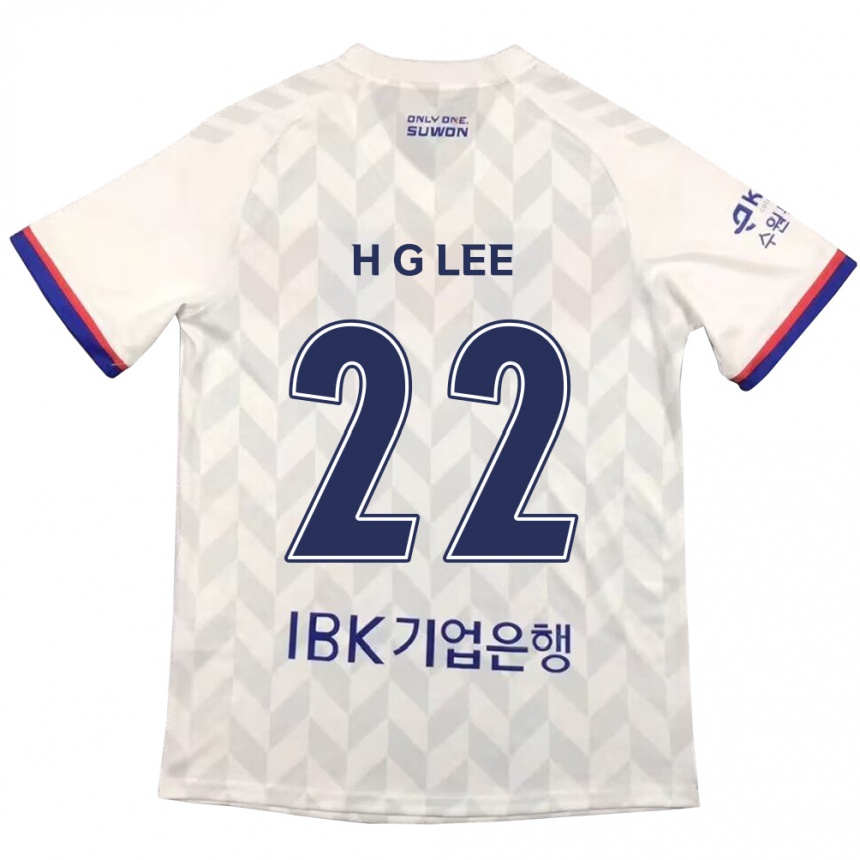 Enfant Football Maillot Gwang-Hyeok Lee #22 Blanc Bleu Tenues Extérieur 2024/25 Canada