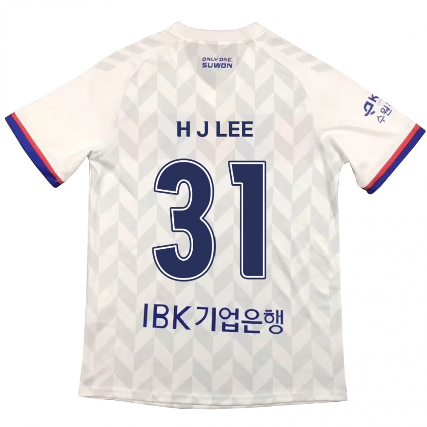 Kids Football Jae-Hoon Lee #31 White Blue Away Jersey 2024/25 T-Shirt Canada