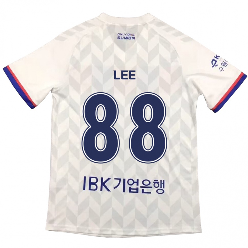 Kids Football Yong Lee #88 White Blue Away Jersey 2024/25 T-Shirt Canada