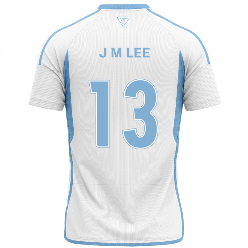 Enfant Football Maillot Myung-Jae Lee #13 Blanc Bleu Tenues Extérieur 2024/25 Canada