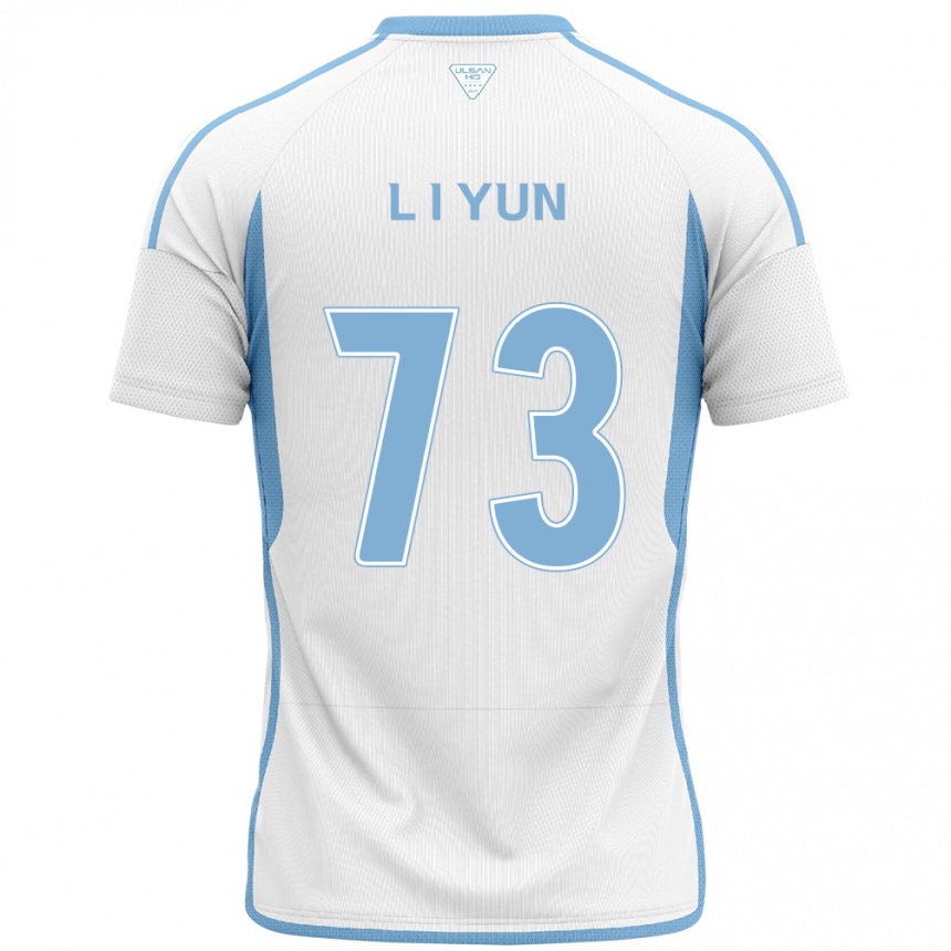 Kids Football Il-Lok Yun #73 White Blue Away Jersey 2024/25 T-Shirt Canada