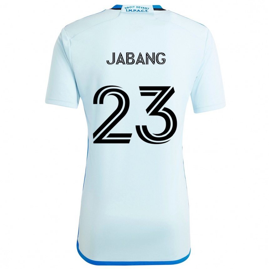 Kids Football Ousman Jabang #23 Ice Blue Away Jersey 2024/25 T-Shirt Canada