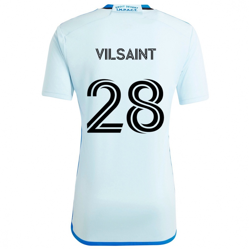 Enfant Football Maillot Jules-Anthony Vilsaint #28 Glace Bleue Tenues Extérieur 2024/25 Canada