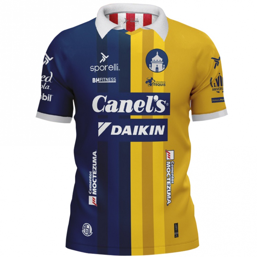 Enfant Football Maillot Daniel Guillén #15 Bleu Jaune Tenues Extérieur 2024/25 Canada