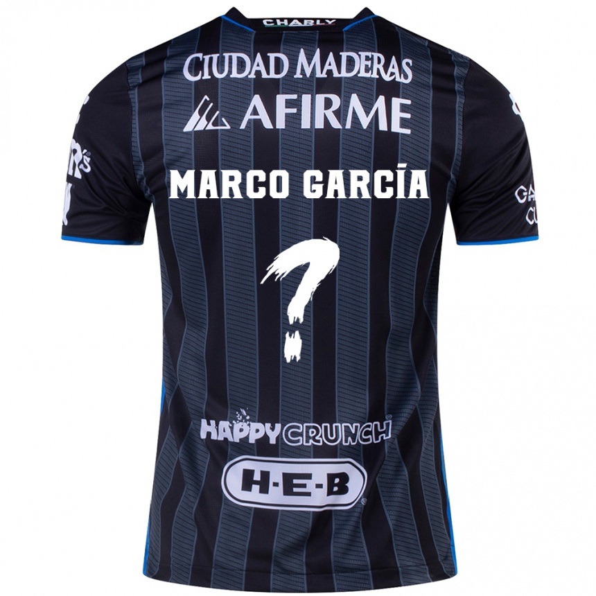 Enfant Football Maillot Marco Garcia #0 Blanc Noir Tenues Extérieur 2024/25 Canada