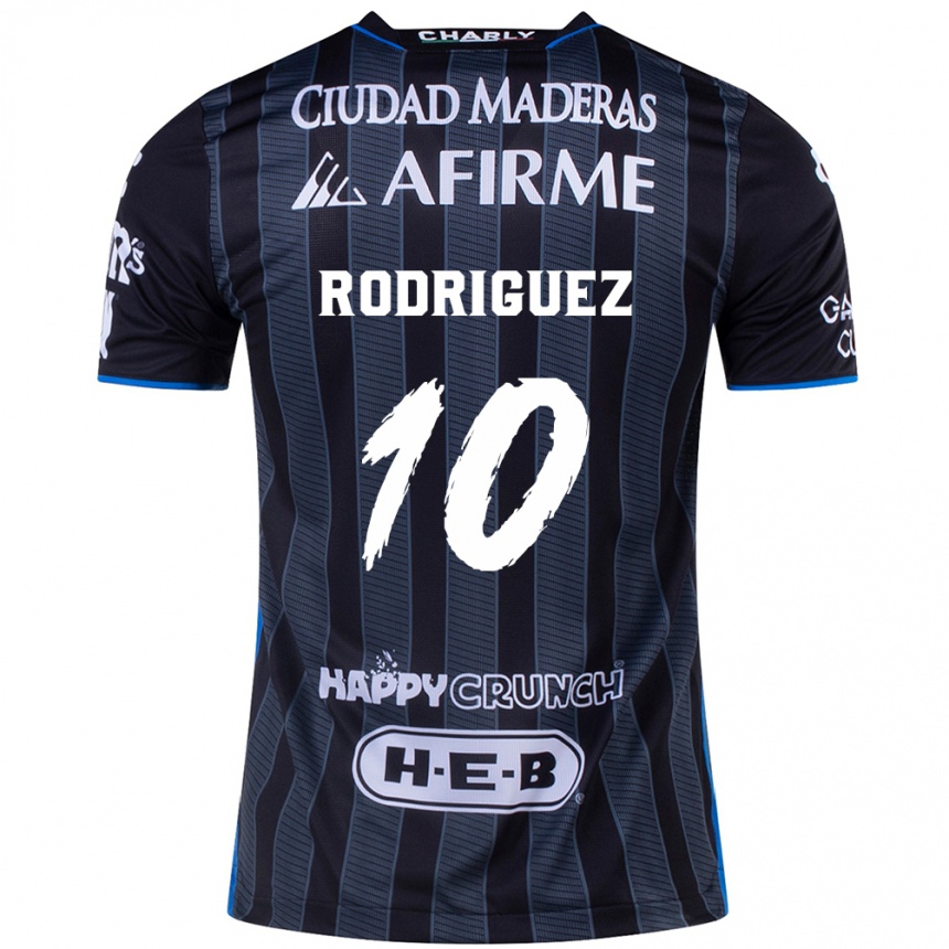 Enfant Football Maillot Lucas Rodríguez #10 Blanc Noir Tenues Extérieur 2024/25 Canada