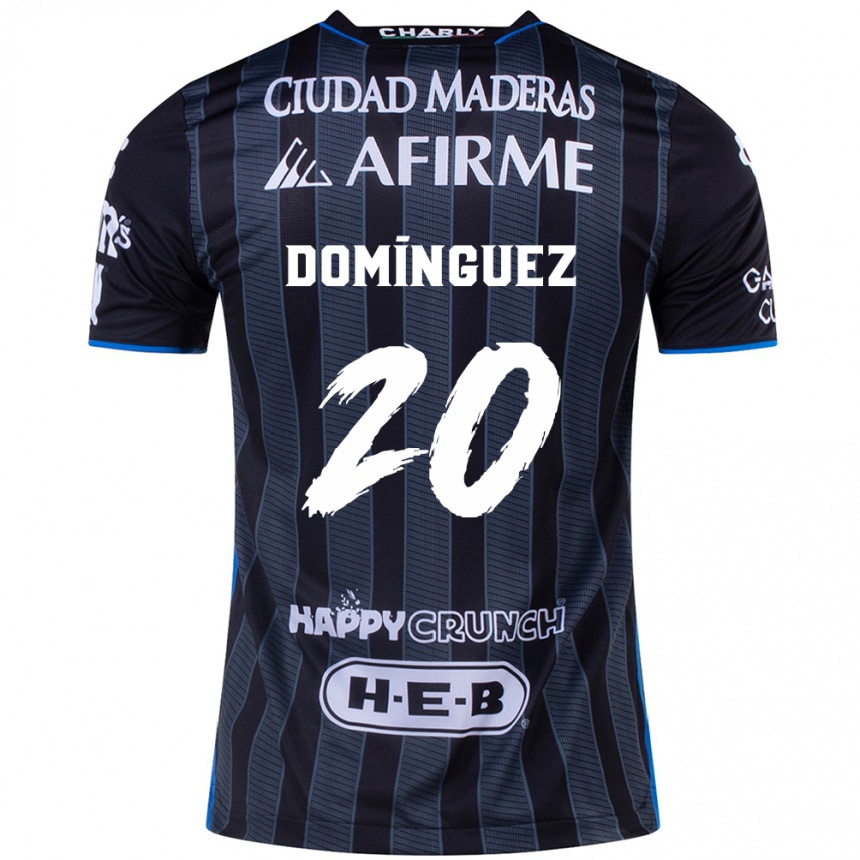 Enfant Football Maillot Misael Domínguez #20 Blanc Noir Tenues Extérieur 2024/25 Canada