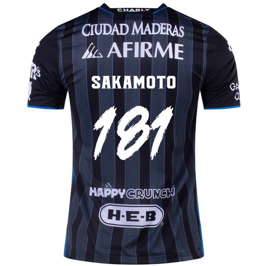 Enfant Football Maillot Stellan Sakamoto #181 Blanc Noir Tenues Extérieur 2024/25 Canada