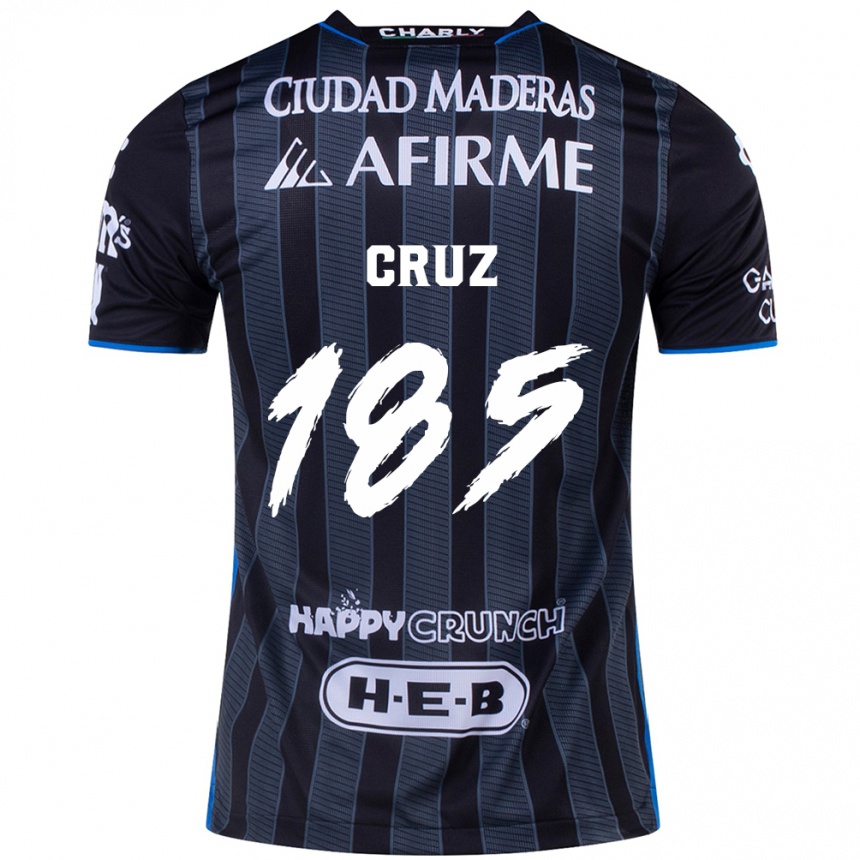 Enfant Football Maillot Axel Cruz #185 Blanc Noir Tenues Extérieur 2024/25 Canada