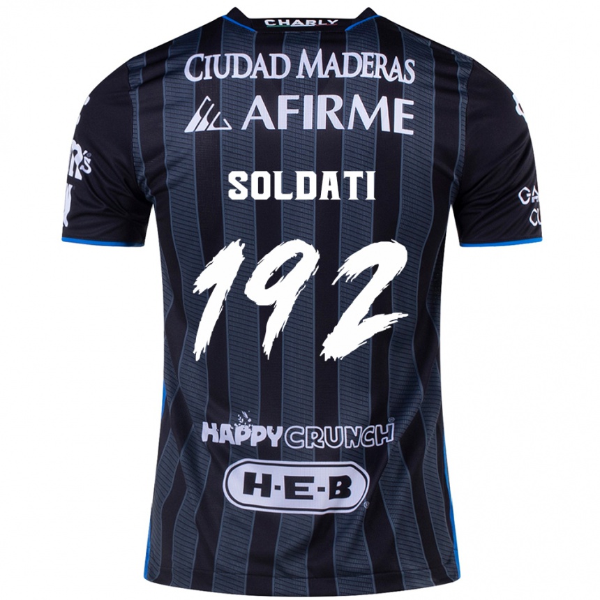 Enfant Football Maillot Carlo Soldati #192 Blanc Noir Tenues Extérieur 2024/25 Canada