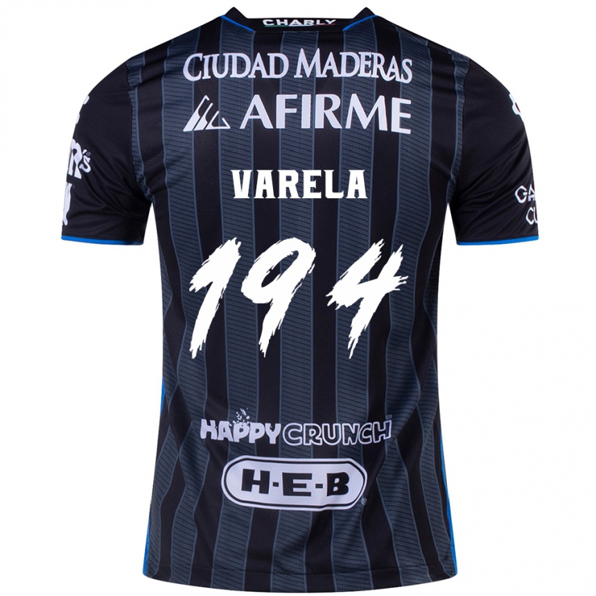 Enfant Football Maillot José Varela #194 Blanc Noir Tenues Extérieur 2024/25 Canada