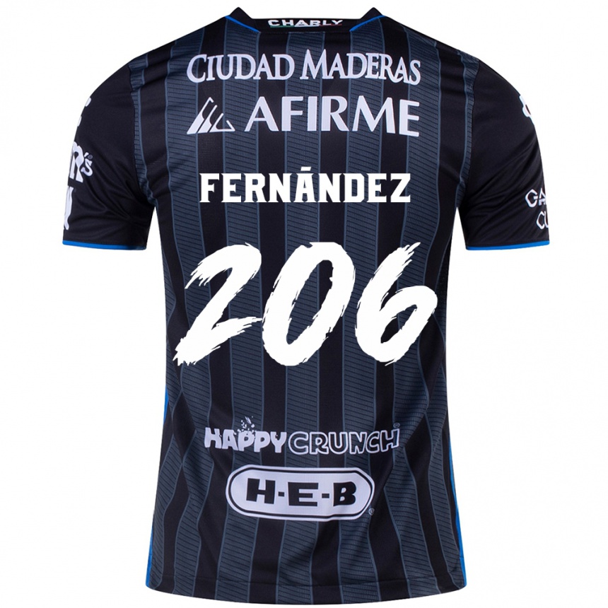 Enfant Football Maillot Erik Fernández #206 Blanc Noir Tenues Extérieur 2024/25 Canada