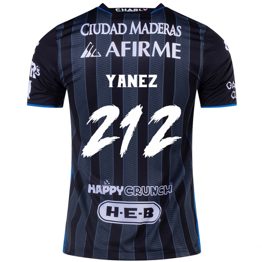 Enfant Football Maillot Sebastián Yánez #212 Blanc Noir Tenues Extérieur 2024/25 Canada