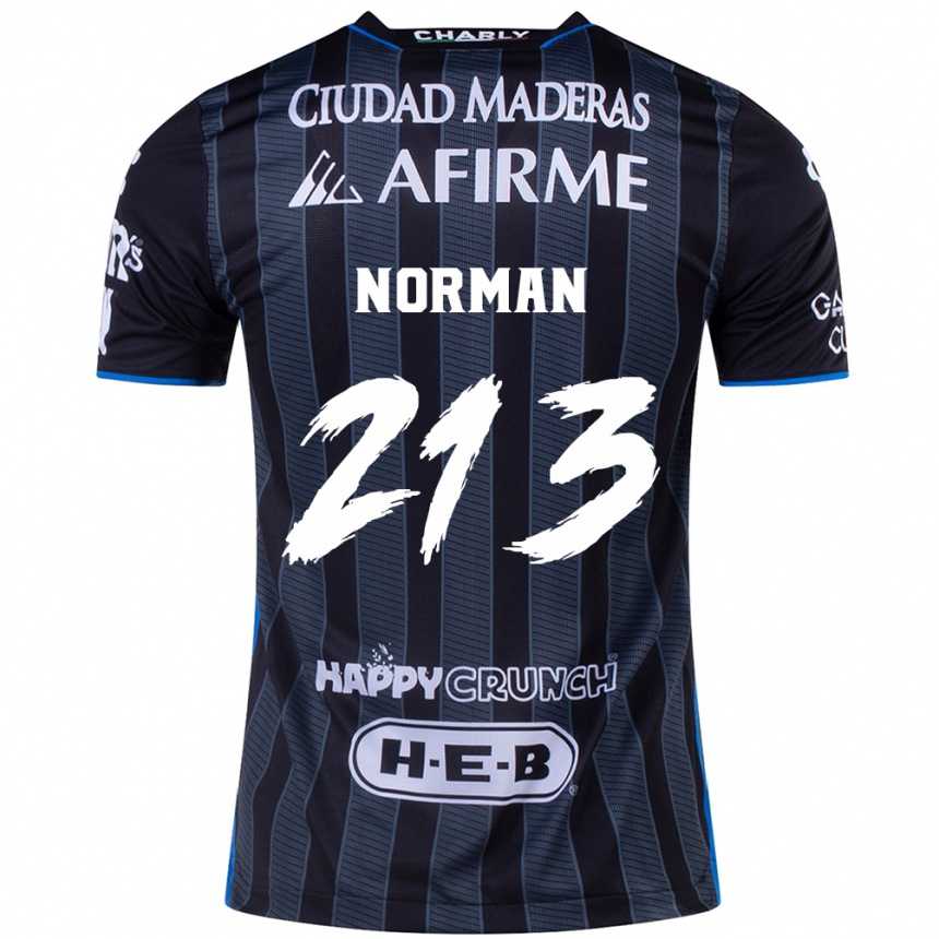 Enfant Football Maillot Humberto Norman #213 Blanc Noir Tenues Extérieur 2024/25 Canada