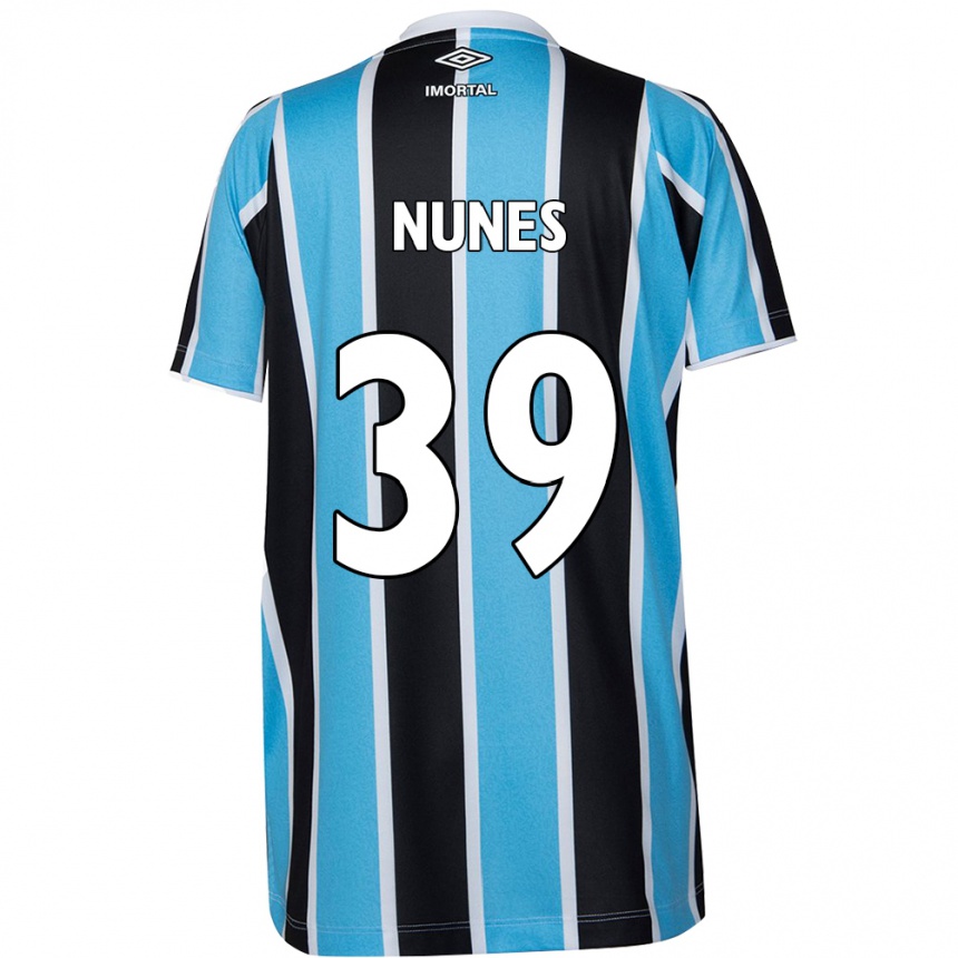 Homme Football Maillot Gustavo Gomes #39 Bleu Noir Blanc Tenues Domicile 2024/25 Canada