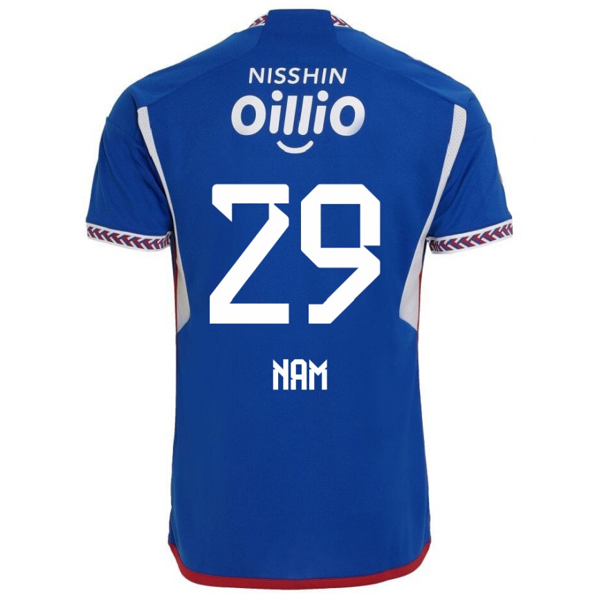 Homme Football Maillot Tae-Hee Nam #29 Bleu Blanc Rouge Tenues Domicile 2024/25 Canada