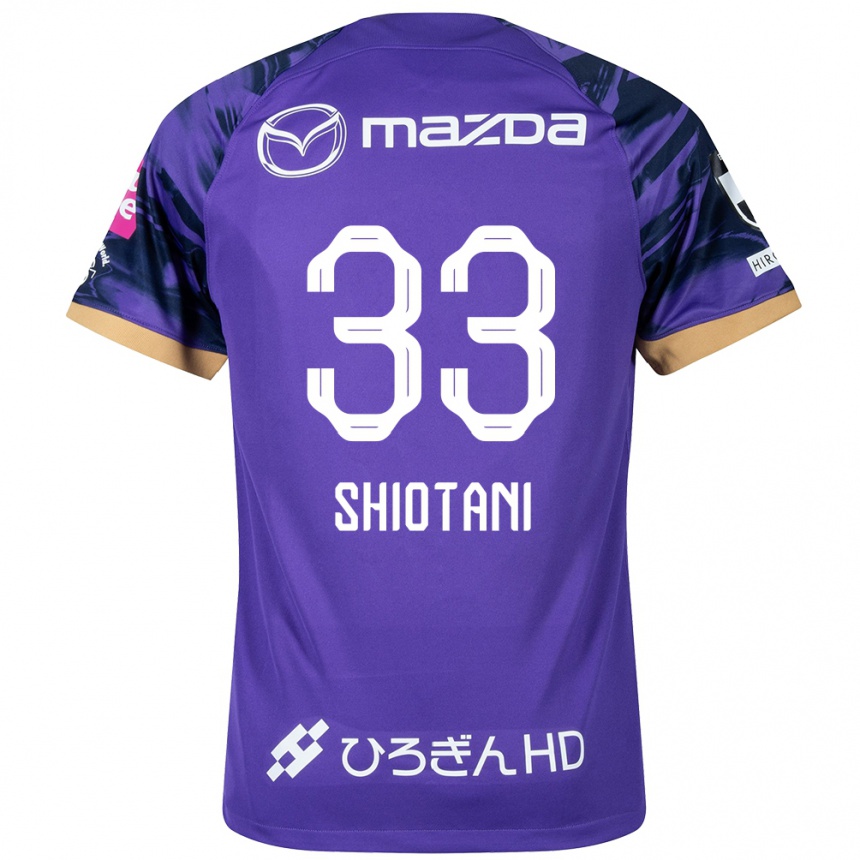 Homme Football Maillot Tsukasa Shiotani #33 Blanc Violet Tenues Domicile 2024/25 Canada