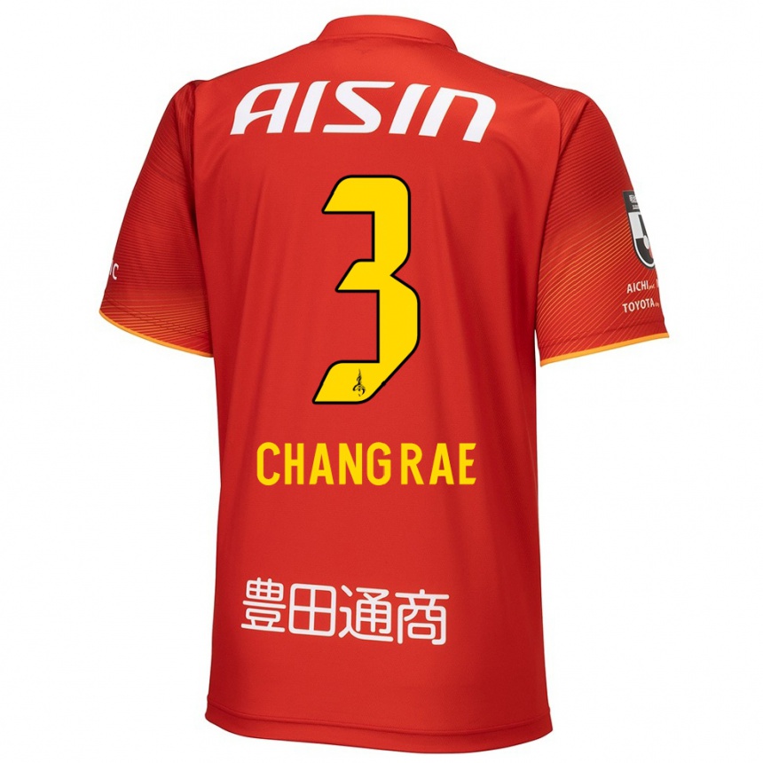 Homme Football Maillot Chang-Rae Ha #3 Rouge Blanc Jaune Tenues Domicile 2024/25 Canada