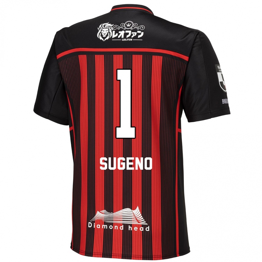 Men Football Takanori Sugeno #1 Red Black Home Jersey 2024/25 T-Shirt Canada