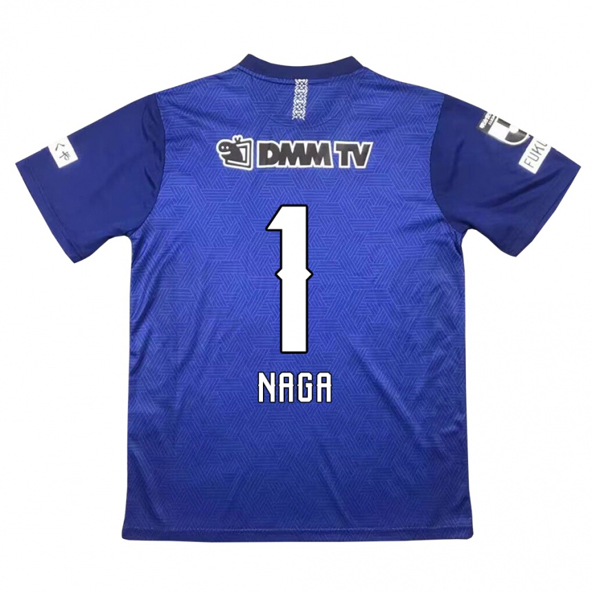 Homme Football Maillot Takumi Nagaishi #1 Bleu Foncé Tenues Domicile 2024/25 Canada