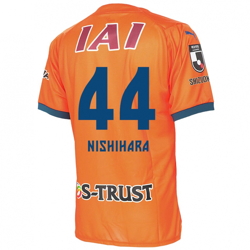 Men Football Motoki Nishihara #44 Orange Blue Home Jersey 2024/25 T-Shirt Canada