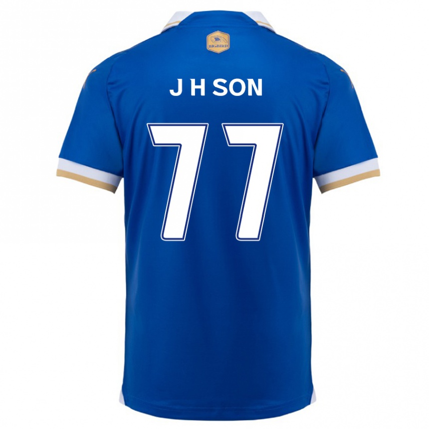 Men Football Ho-Jun Son #77 Blue White Home Jersey 2024/25 T-Shirt Canada