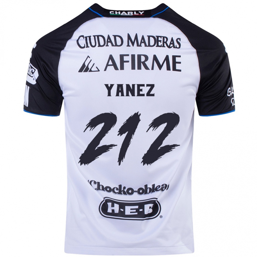 Men Football Sebastián Yánez #212 Black Blue Home Jersey 2024/25 T-Shirt Canada