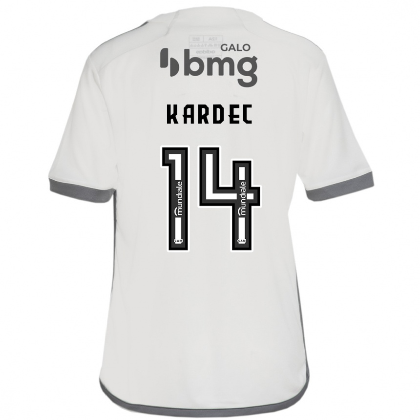 Homme Football Maillot Alan Kardec #14 Blanc Cassé Tenues Extérieur 2024/25 Canada