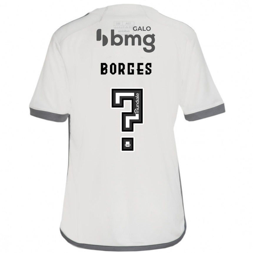 Homme Football Maillot Léo Borges #0 Blanc Cassé Tenues Extérieur 2024/25 Canada