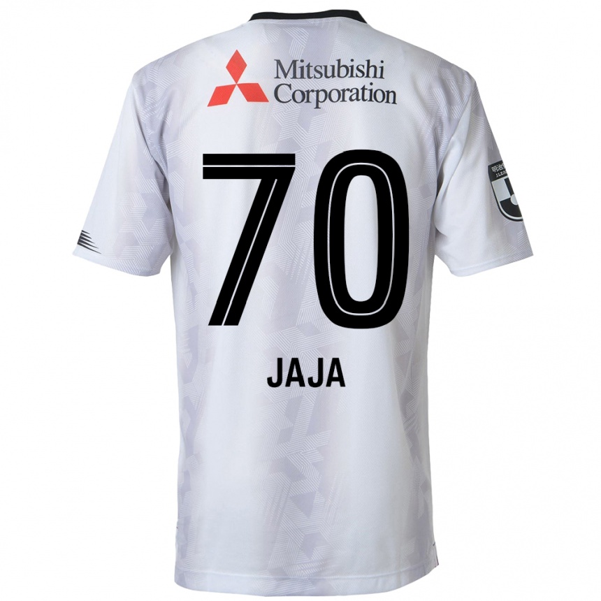 Men Football Jája Silva #70 White Black Away Jersey 2024/25 T-Shirt Canada