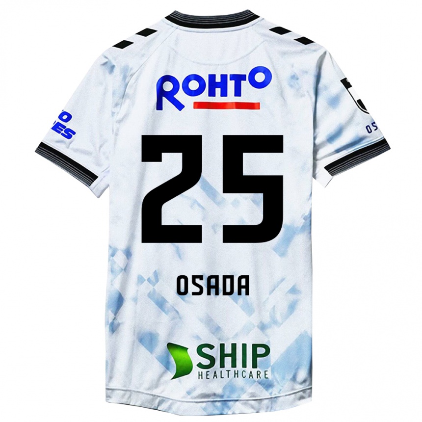 Men Football Towa Osada #25 White Black Away Jersey 2024/25 T-Shirt Canada