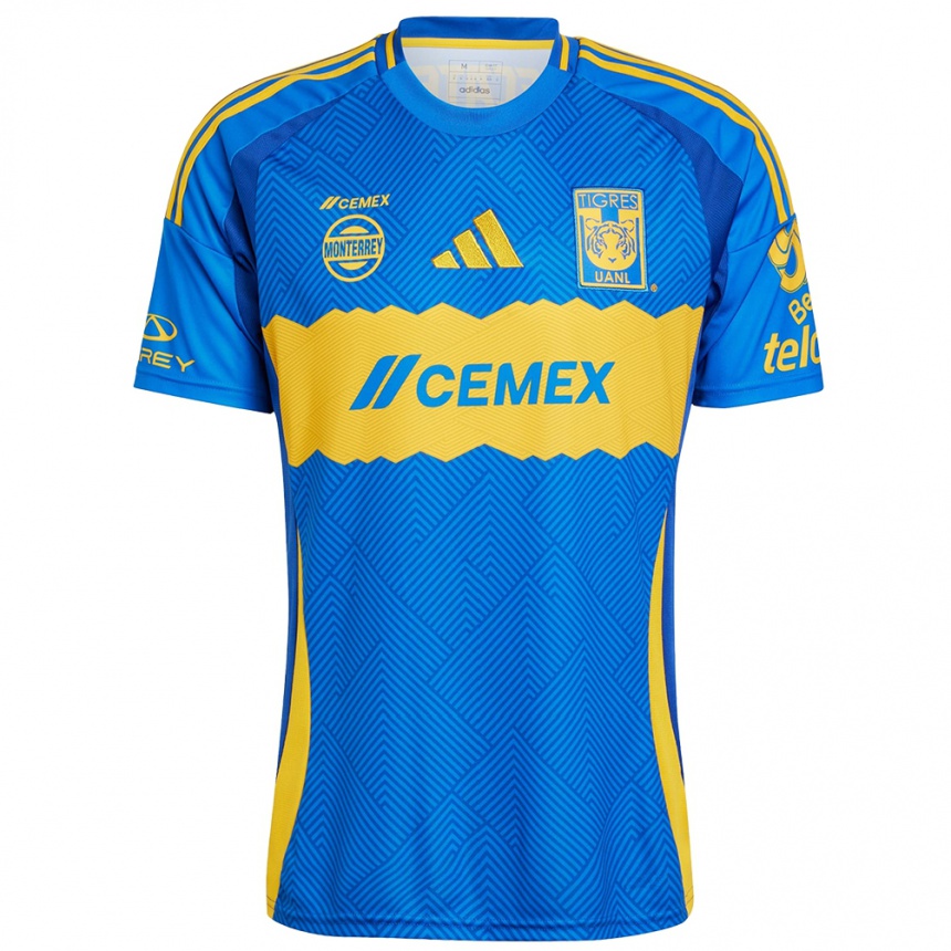 Men Football Ozziel Herrera #29 Blue Yellow Away Jersey 2024/25 T-Shirt Canada