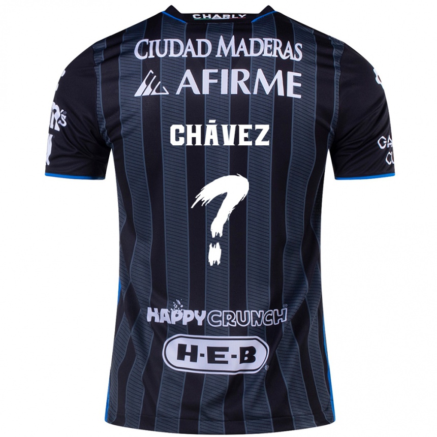 Homme Football Maillot Leonardo Chávez #0 Blanc Noir Tenues Extérieur 2024/25 Canada