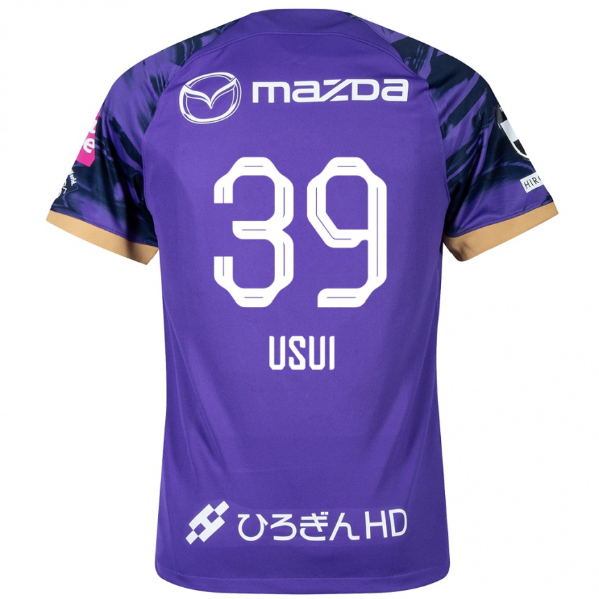 Women Football Haruto Usui #39 Purple White Home Jersey 2024/25 T-Shirt Canada