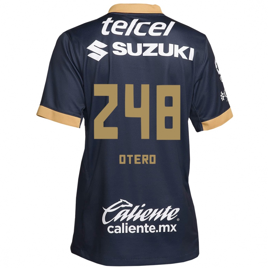 Women Football Jonathan Otero #248 Obsidian Gold White Away Jersey 2024/25 T-Shirt Canada