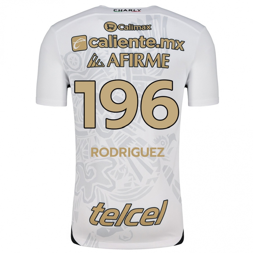 Women Football Prince Rodríguez #196 White Black Away Jersey 2024/25 T-Shirt Canada