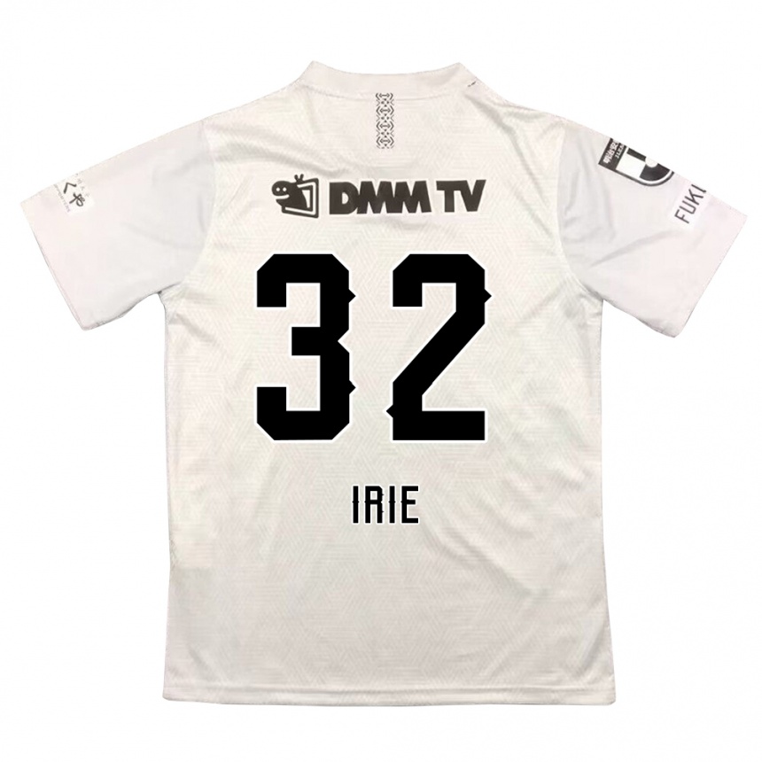 Women Football Yujin Irie #32 Gray Black Away Jersey 2024/25 T-Shirt Canada