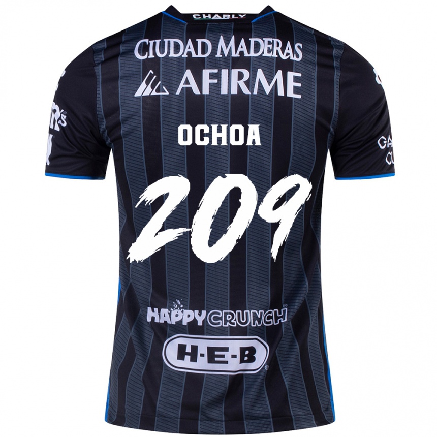 Femme Football Maillot José Ochoa #209 Blanc Noir Tenues Extérieur 2024/25 Canada