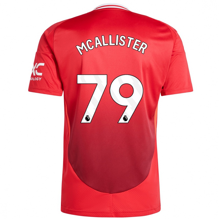 Kids Football Finley Mcallister #79 Bright Red Home Jersey 2024/25 T-Shirt Canada