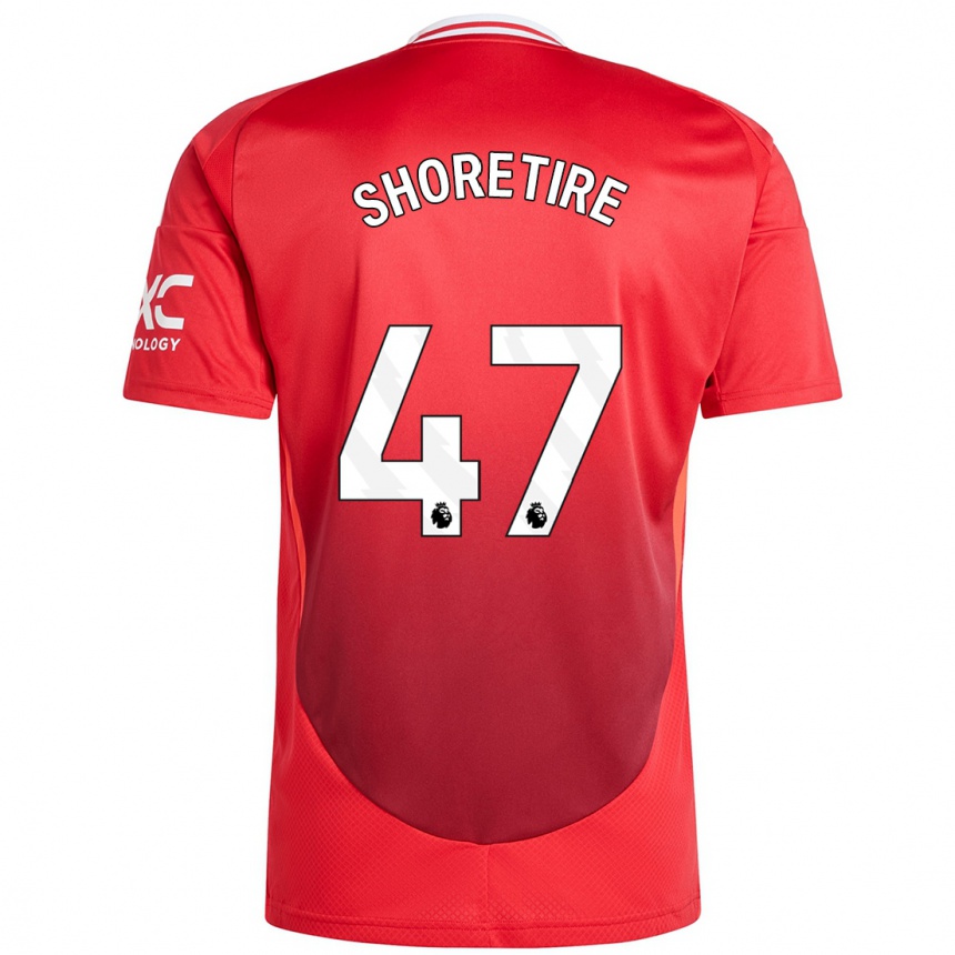 Kids Football Shola Shoretire #47 Bright Red Home Jersey 2024/25 T-Shirt Canada