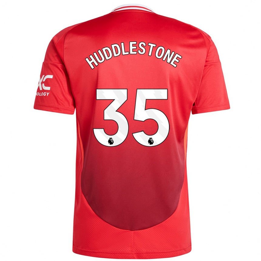 Kids Football Tom Huddlestone #35 Bright Red Home Jersey 2024/25 T-Shirt Canada