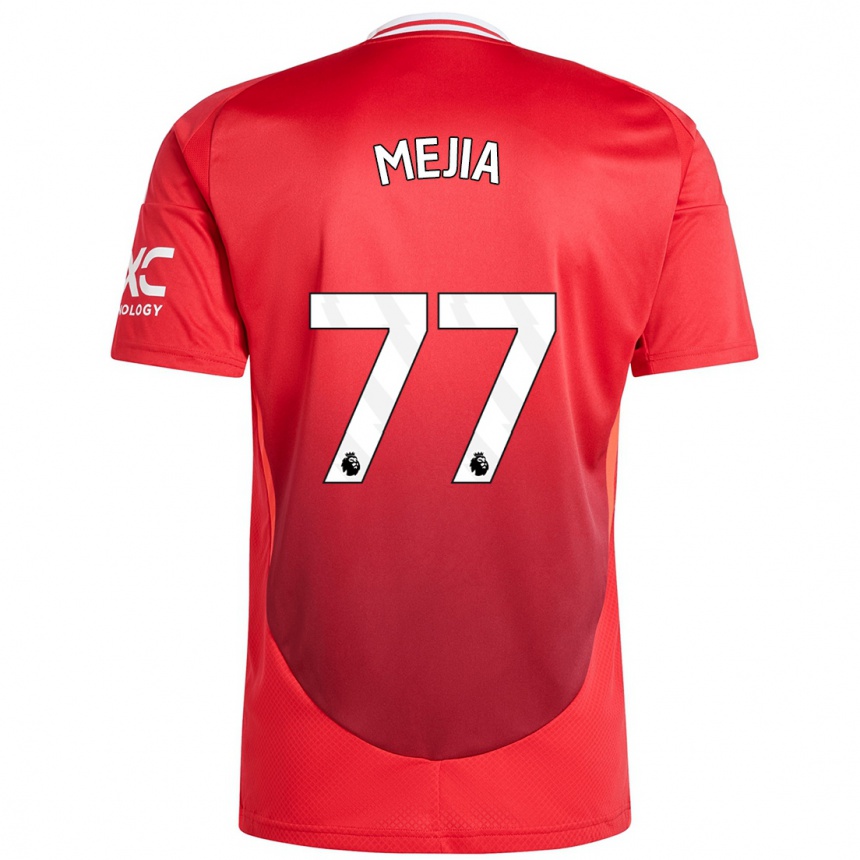 Enfant Football Maillot Mateo Mejia #77 Rouge Vif Tenues Domicile 2024/25 Canada