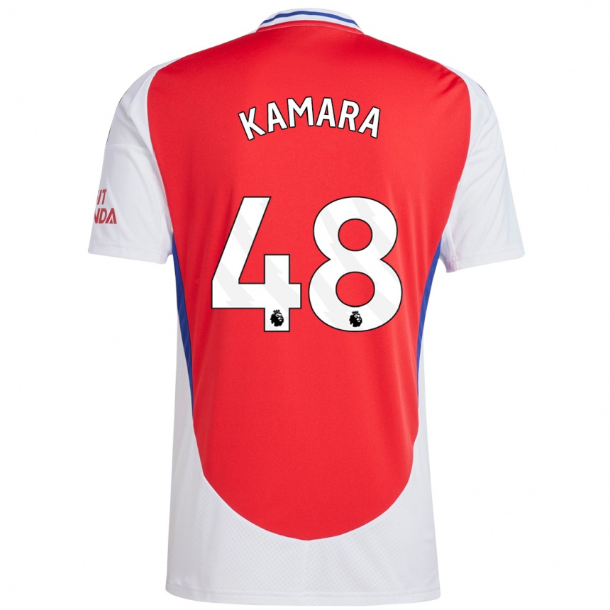 Enfant Football Maillot Osman Kamara #48 Rouge Blanc Tenues Domicile 2024/25 Canada