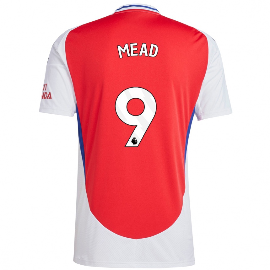 Enfant Football Maillot Beth Mead #9 Rouge Blanc Tenues Domicile 2024/25 Canada