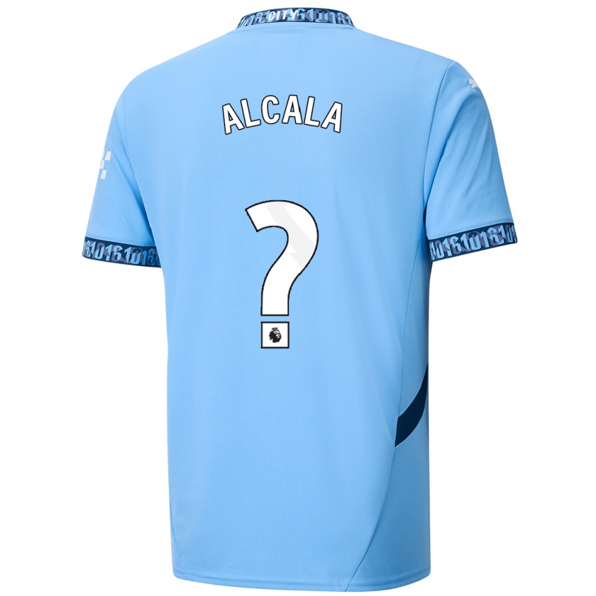 Enfant Football Maillot Álex Alcalá #0 Bleu Marine Tenues Domicile 2024/25 Canada